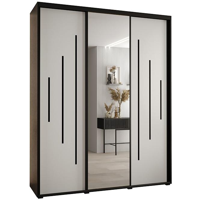 Schrank 45 Canaris 13 190 schwarz/weiß/schwarz