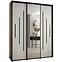 Schrank 45 Canaris 13 190 schwarz/weiß/schwarz