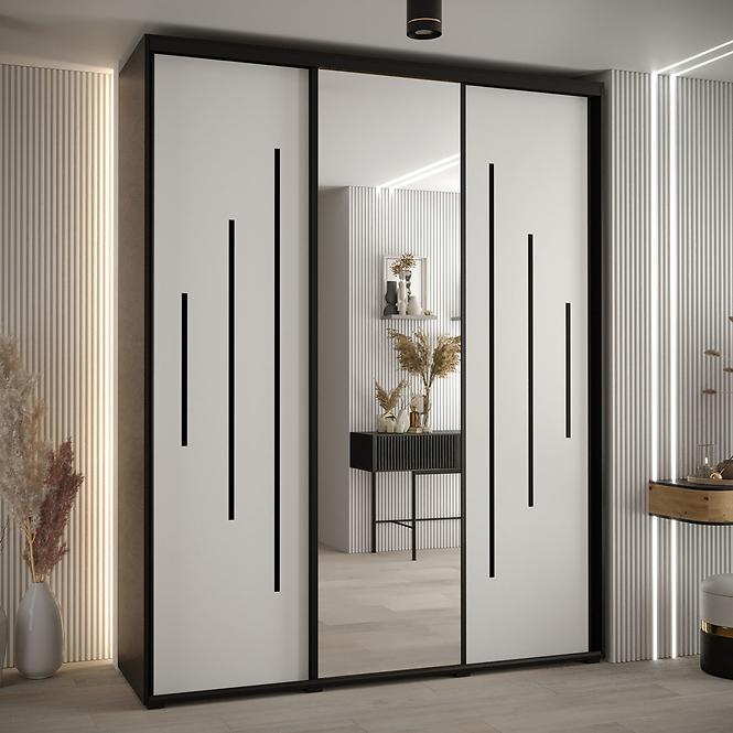 Schrank 45 Canaris 13 190 schwarz/weiß/schwarz