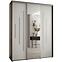 Schrank 45 Canaris 13 190 schwarz/weiß/silver