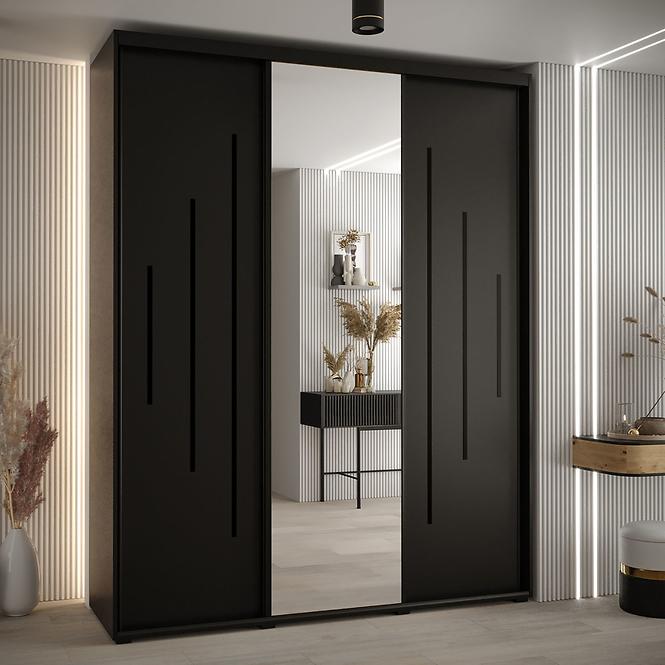 Schrank 45 Canaris 13 190 schwarz/schwarz