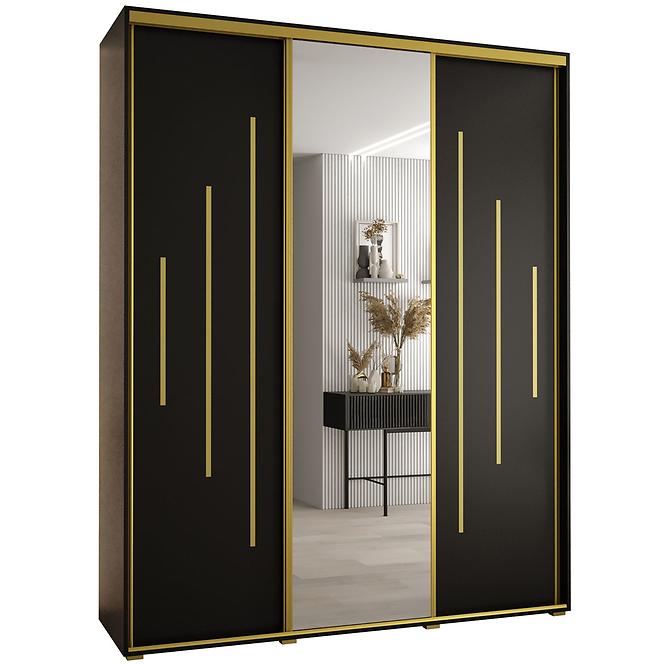 Schrank 45 Canaris 13 190 schwarz/gold