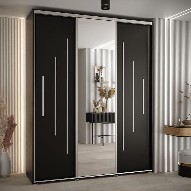 Schrank 45 Canaris 13 190 schwarz/silver