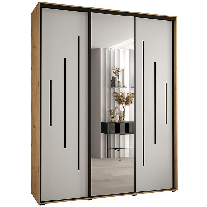 Schrank 45 Canaris 13 200 artisan/weiß/schwarz