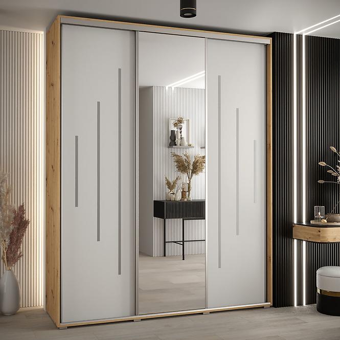 Schrank 45 Canaris 13 200 artisan/weiß/silver