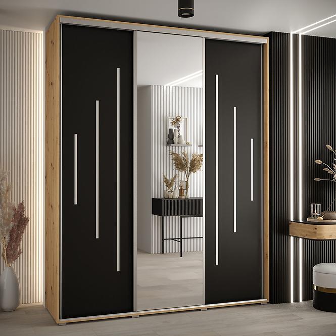 Schrank 45 Canaris 13 200 artisan/schwarz/silver