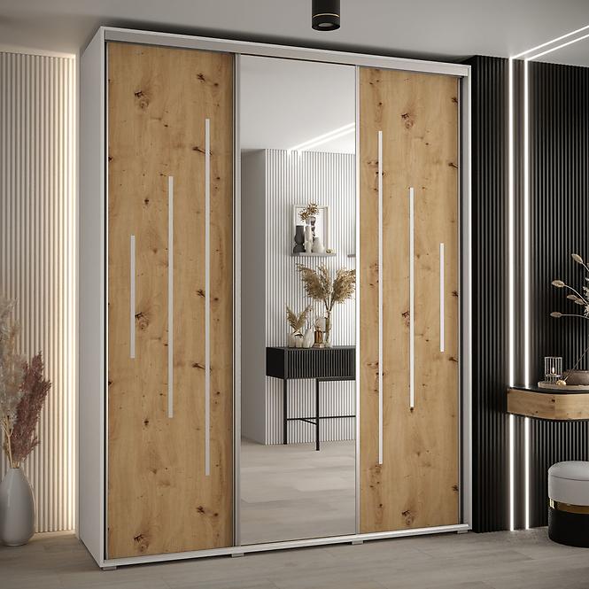 Schrank 45 Canaris 13 200 weiß/artisan/silver
