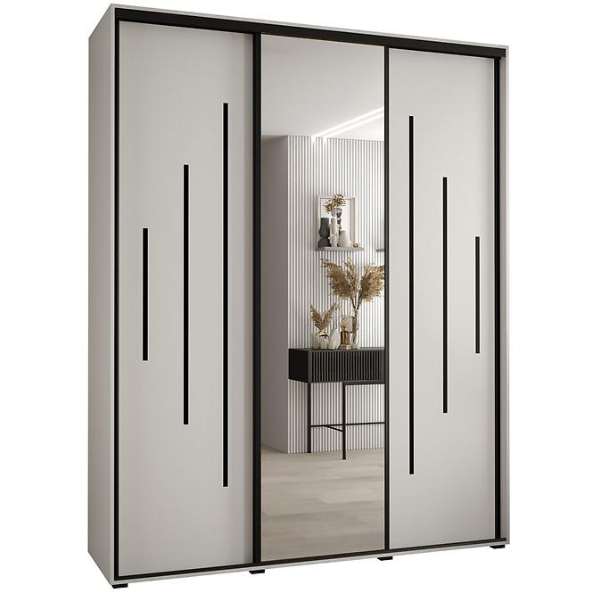 Schrank 45 Canaris 13 200 weiß/schwarz