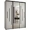 Schrank 45 Canaris 13 200 weiß/schwarz