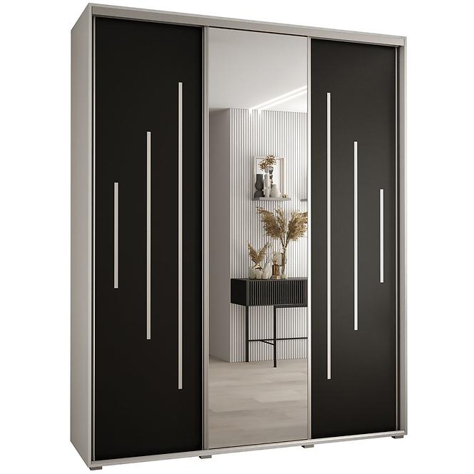 Schrank 45 Canaris 13 200 weiß/schwarz/silver