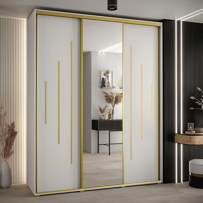 Schrank 45 Canaris 13 200 weiß/gold