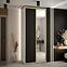 Schrank 45 Canaris 3 100 weiß/schwarz/gold,4