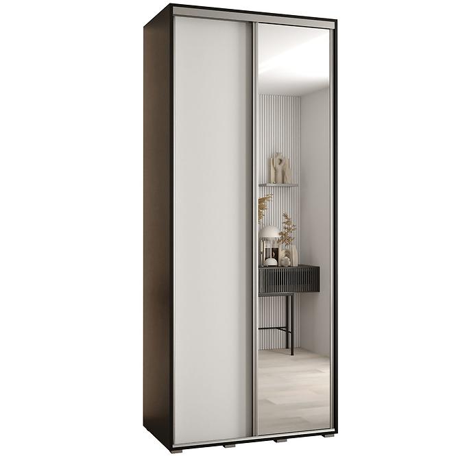 Schrank 45 Canaris 3 100 schwarz/weiß/silver