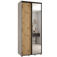 Schrank 45 Canaris 3 110 weiß/artisan/schwarz