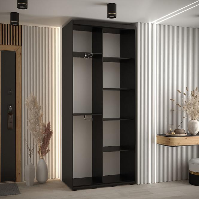 Schrank 45 Canaris 3 110 schwarz/artisan/schwarz
