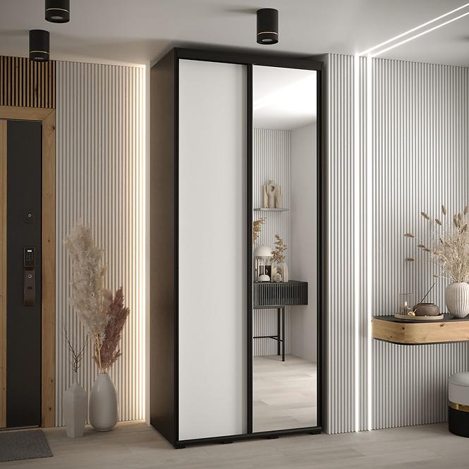 Schrank 45 Canaris 3 110 schwarz/weiß/schwarz
