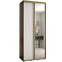 Schrank 45 Canaris 3 110 schwarz/weiß/gold