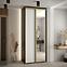 Schrank 45 Canaris 3 110 schwarz/weiß/gold,5