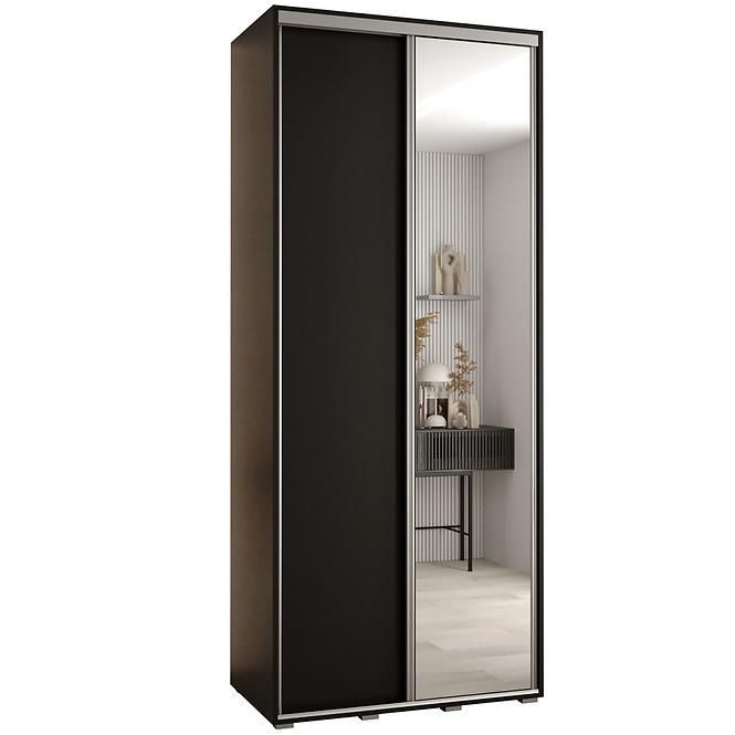 Schrank 45 Canaris 3 110 schwarz/silver