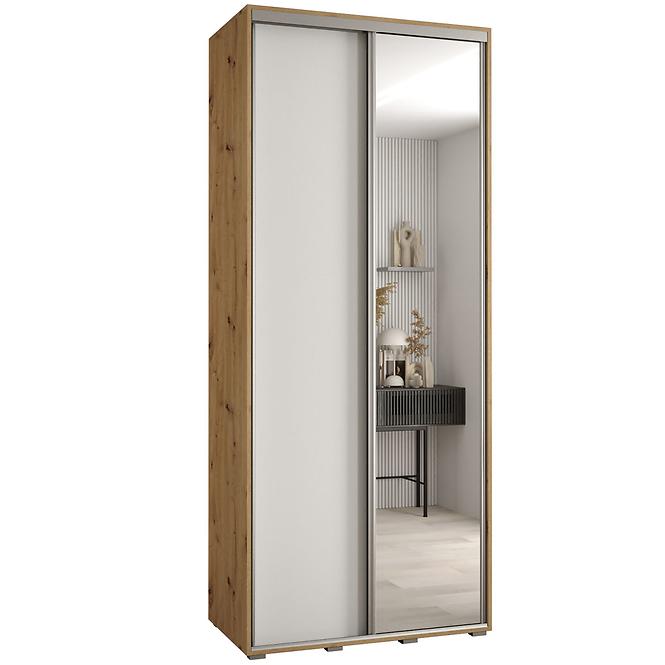 Schrank 45 Canaris 3 120 artisan/weiß/silver