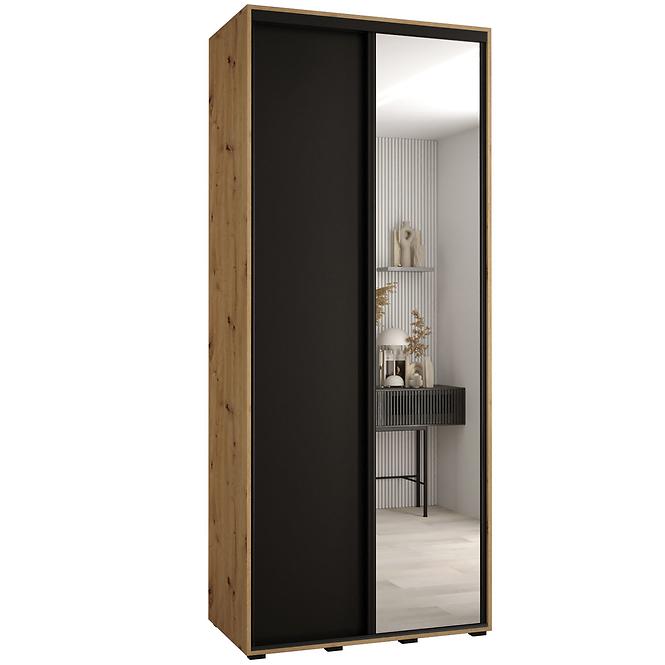 Schrank 45 Canaris 3 120 artisan/schwarz/schwarz