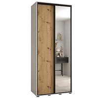 Schrank 45 Canaris 3 120 weiß/artisan/schwarz