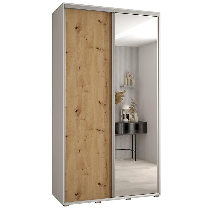 Schrank 45 Canaris 3 120 weiß/artisan/silver