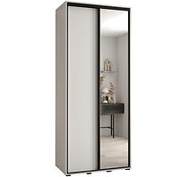 Schrank 45 Canaris 3 120 weiß/schwarz