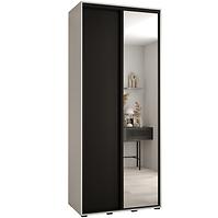 Schrank 45 Canaris 3 120 weiß/schwarz/schwarz