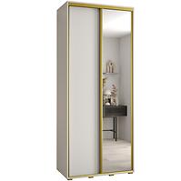 Schrank 45 Canaris 3 120 weiß/gold