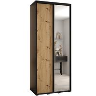 Schrank 45 Canaris 3 120 schwarz/artisan/schwarz
