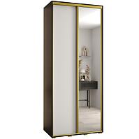 Schrank 45 Canaris 3 120 schwarz/weiß/gold