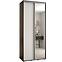 Schrank 45 Canaris 3 120 schwarz/weiß/silver