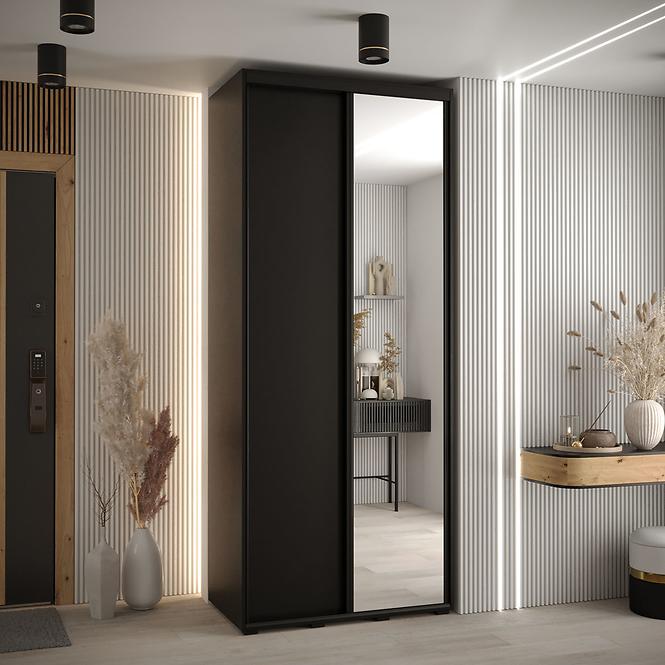 Schrank 45 Canaris 3 120 schwarz/schwarz