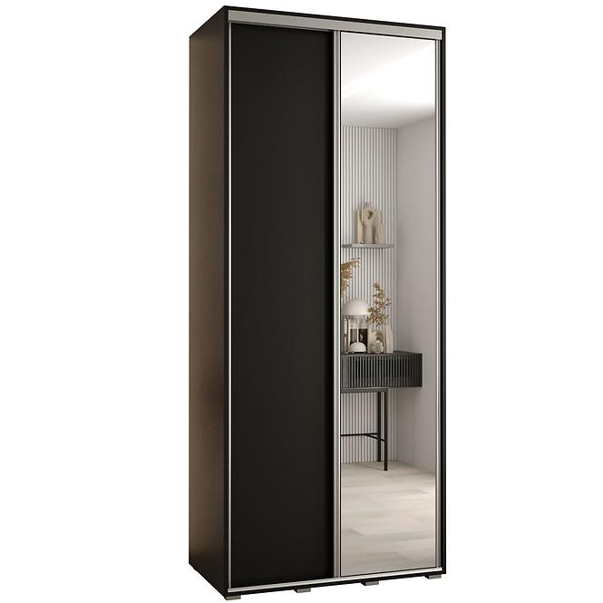 Schrank 45 Canaris 3 120 schwarz/silver