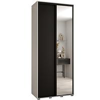 Schrank 45 Canaris 3 130 weiß/schwarz/schwarz