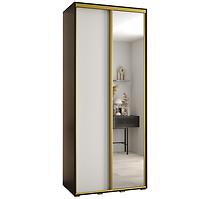 Schrank 45 Canaris 3 130 schwarz/weiß/gold