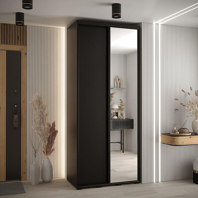 Schrank 45 Canaris 3 130 schwarz/schwarz