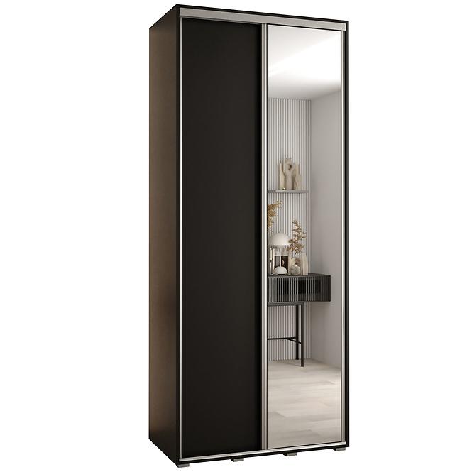 Schrank 45 Canaris 3 130 schwarz/silver