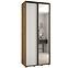 Schrank 45 Canaris 3 140 artisan/weiß/schwarz