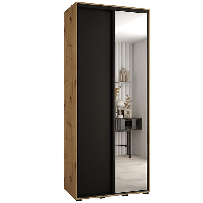 Schrank 45 Canaris 3 140 artisan/schwarz/schwarz