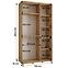 Schrank 45 Canaris 3 140 weiß/artisan/silver,2