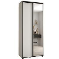 Schrank 45 Canaris 3 140 weiß/schwarz