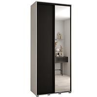 Schrank 45 Canaris 3 140 weiß/schwarz/schwarz