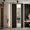 Schrank 45 Canaris 3 140 weiß/schwarz/gold,5