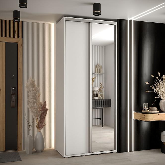 Schrank 45 Canaris 3 140 weiß/silver