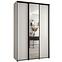Schrank 45 Canaris 3 160 weiß/schwarz