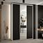 Schrank 45 Canaris 3 160 weiß/schwarz/silver,5