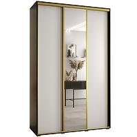 Schrank 45 Canaris 3 160 schwarz/weiß/gold