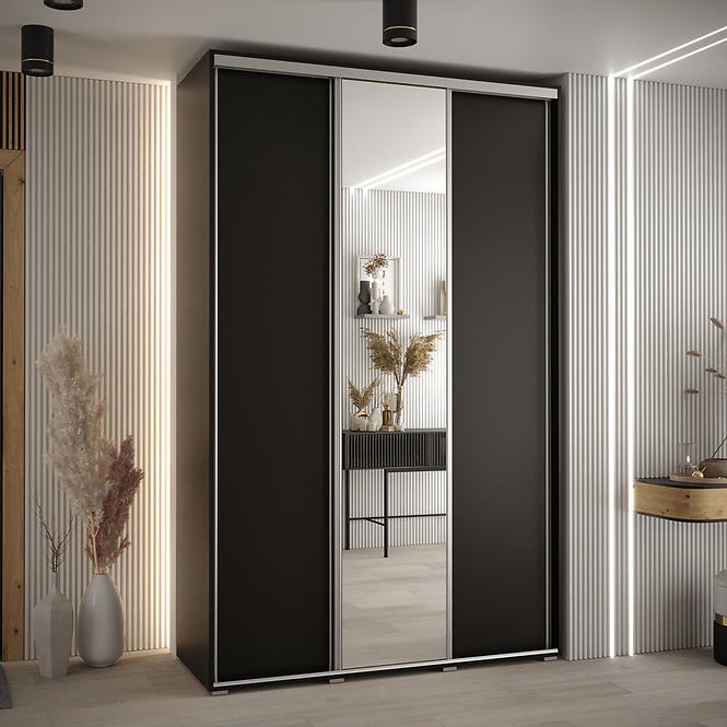 Schrank 45 Canaris 3 160 schwarz/silver